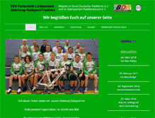 Tablet Screenshot of lichtenstein-radsport.de